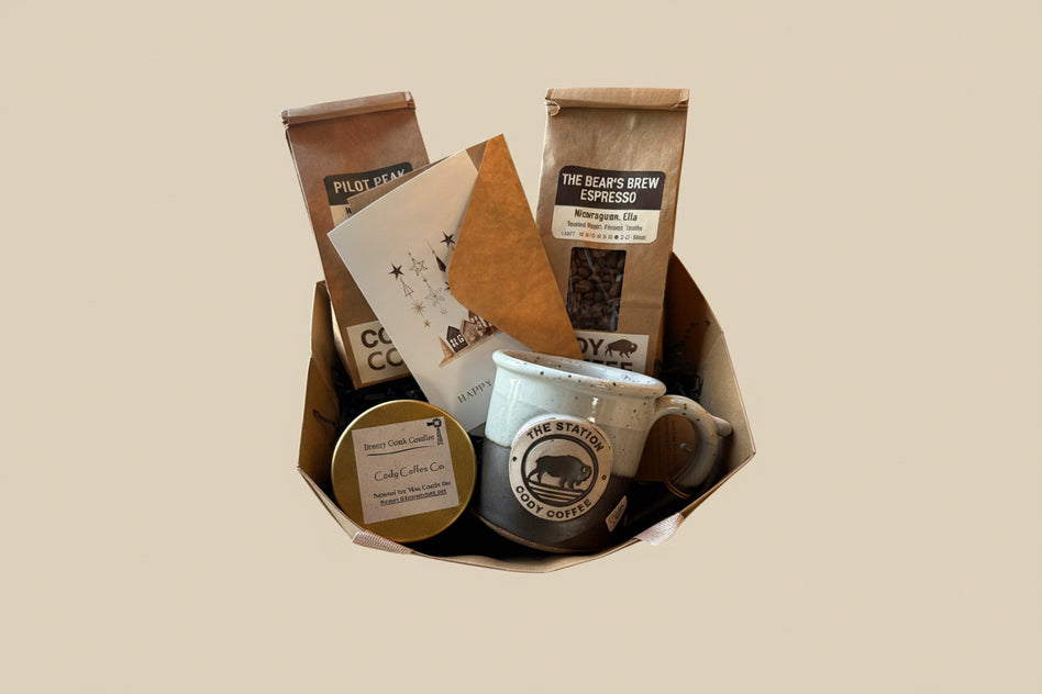 Christmas Basket with Custom Mug